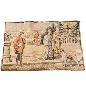 French Tapestry Petarque art Laure 38x25